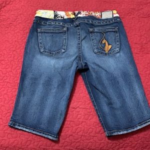 Baby Phat Embellished Bermuda shorts NWOT